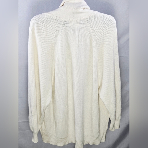 Wilfred Aritzia Travel Cable Knit Wool Lagenlook Cabincore Luxe Cardigan, Lg - Picture 5 of 7